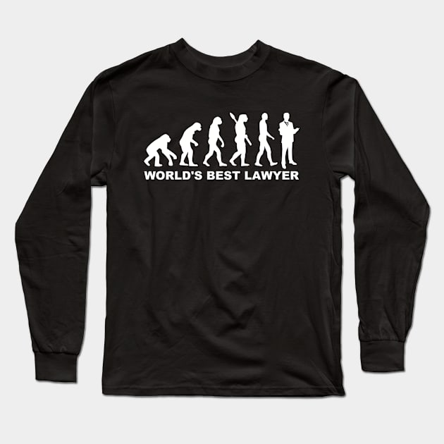 Lawyer evolution Long Sleeve T-Shirt by Designzz